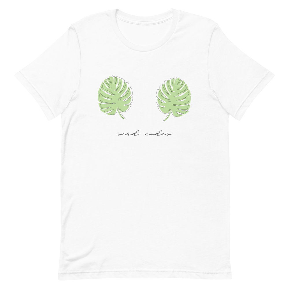 Send Nodes Monstera Leaf T-shirt