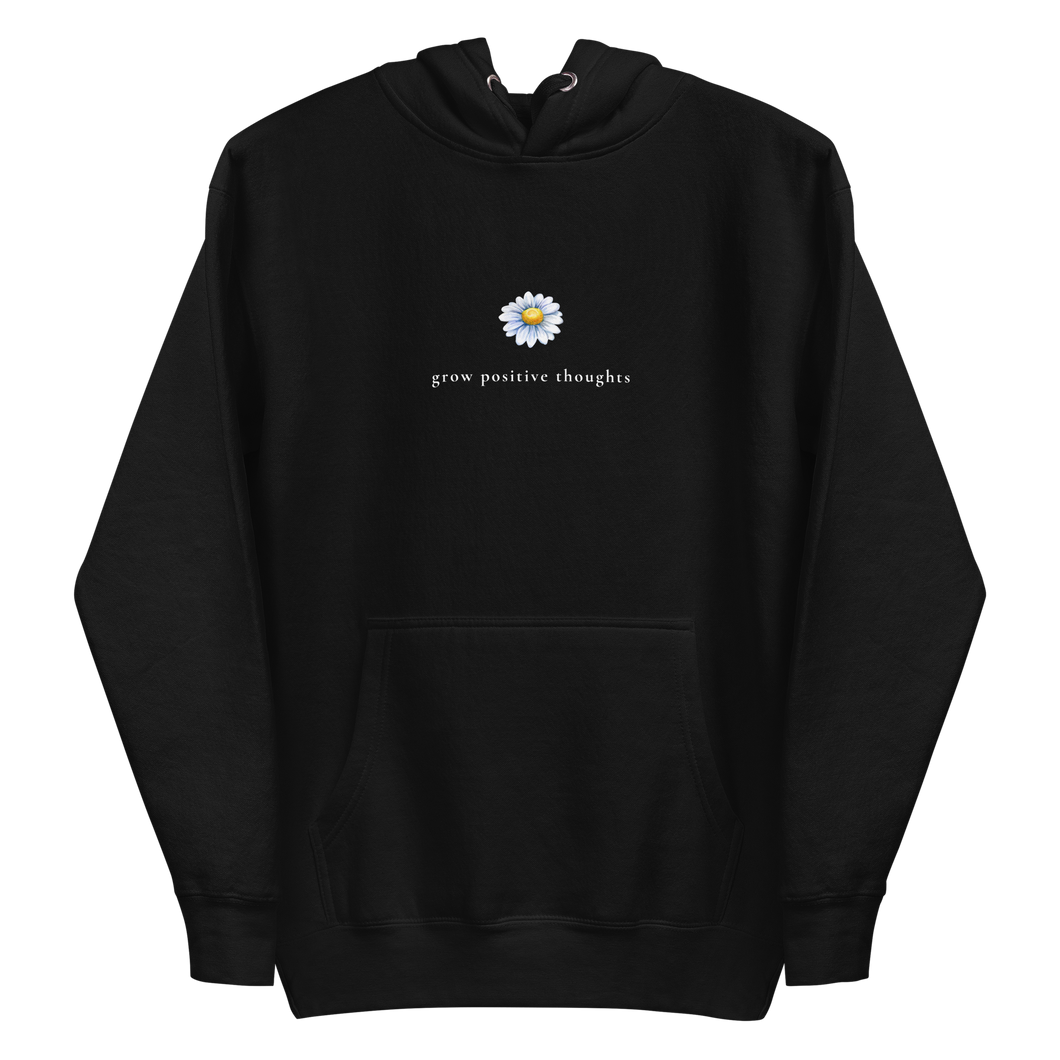 Grow Positive Thoughts Cotton Hoodie