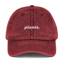 Load image into Gallery viewer, plants. Distressed Cotton Hat
